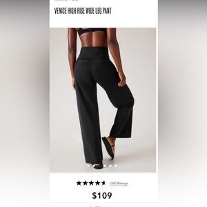 VENICE HIGH RISE WIDE LEG PANT